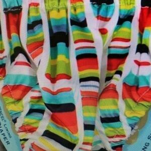 Colorful Striped Kids Swim Diaper